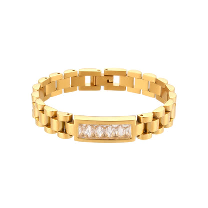 Elegant High-Resilience CZ Chain Bracelet