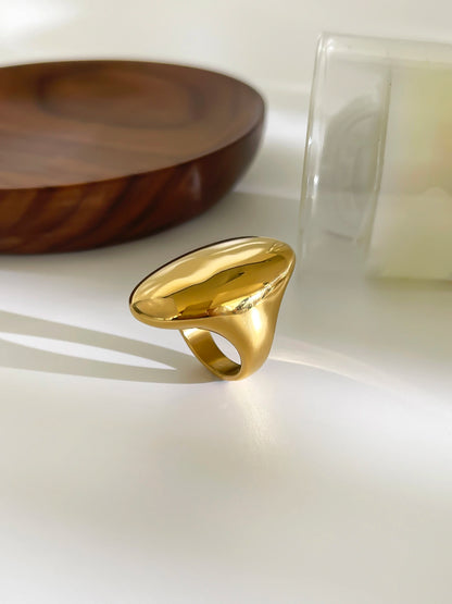 Neo-Gothic High-Polish Dome Ring