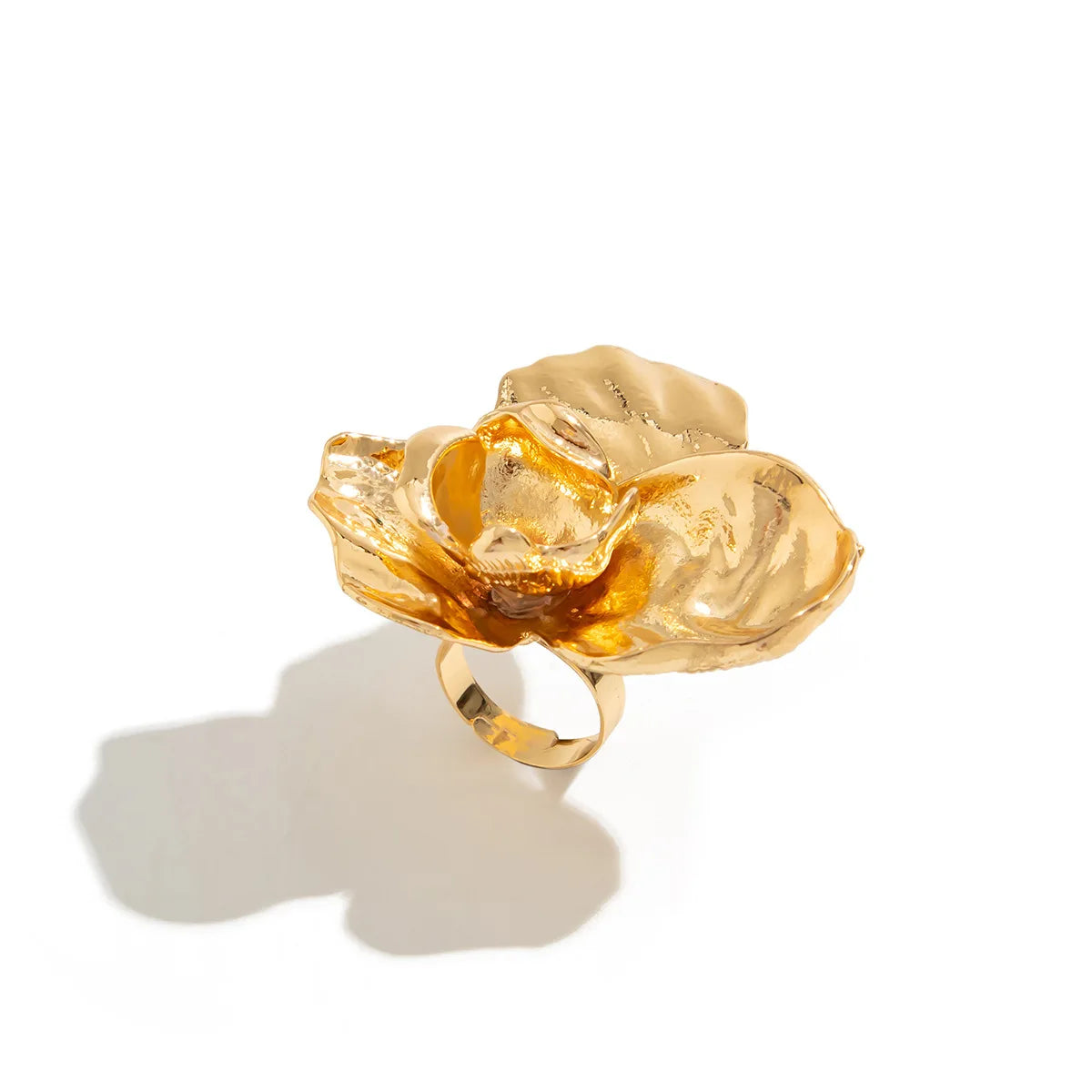 Exaggerated Irregular Metal Ring