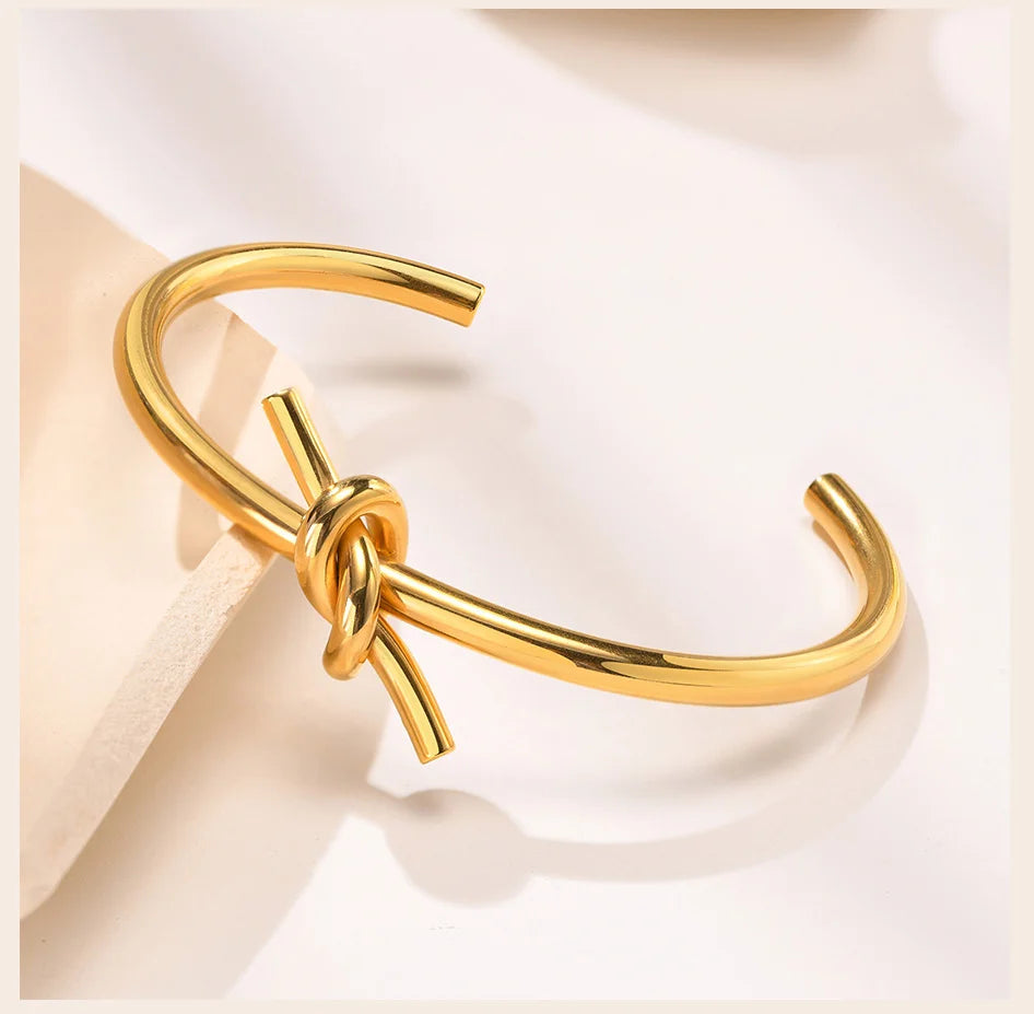 Knotted Cuff Bracelet