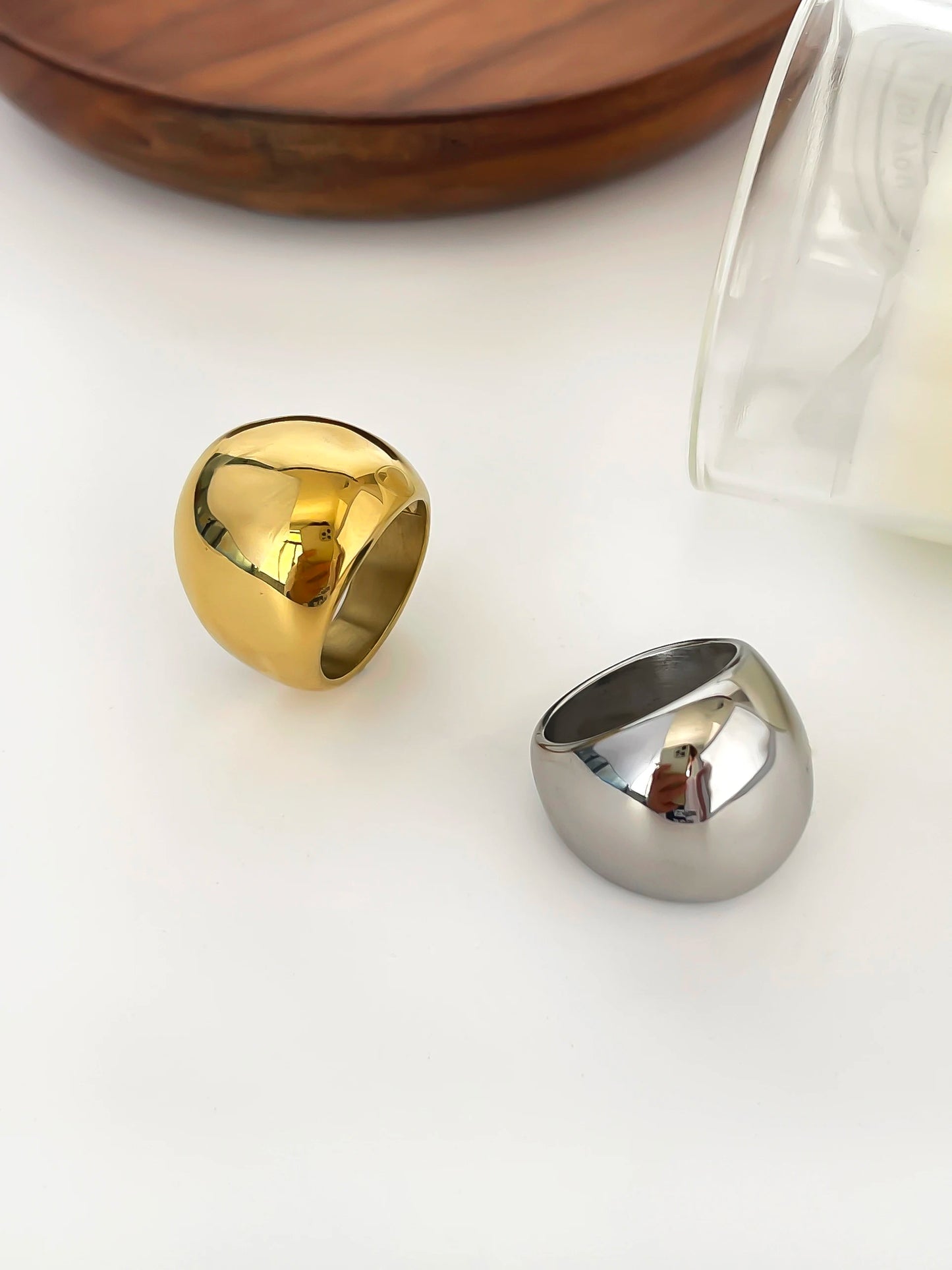 Bold Stackable Dome Ring