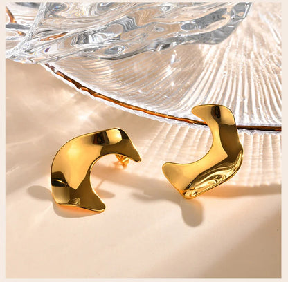 Geometric Stud Earrings