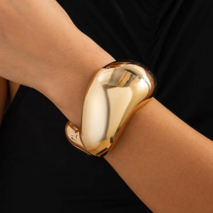 Bold Sculptural Cuff Bangle