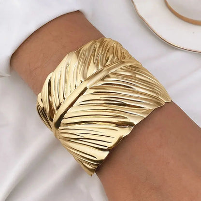 Leaf Cuff Bangle