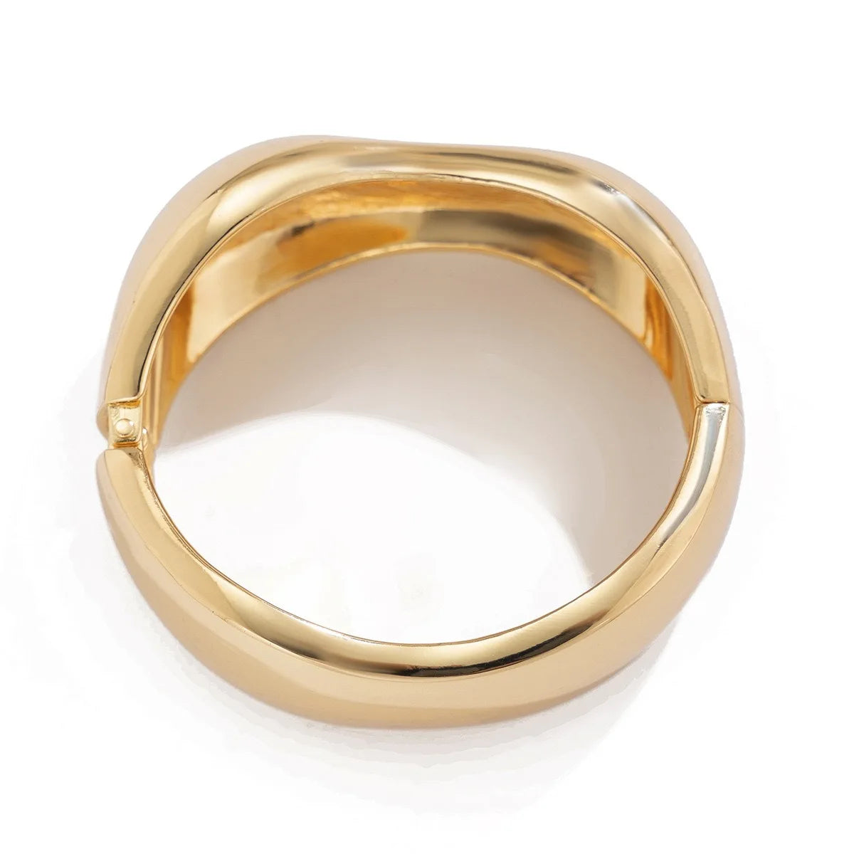 Irregular Metal Cuff Bangle