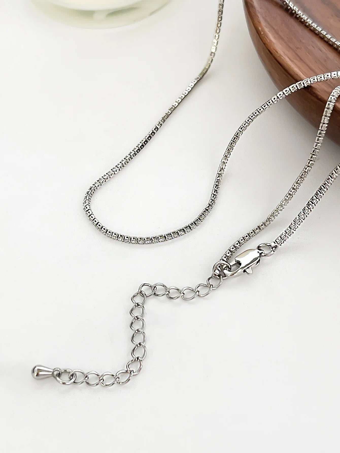 Elegant Zircon Tennis Chain Necklace