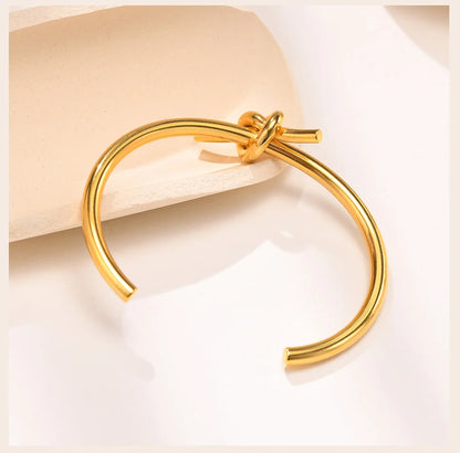 Knotted Cuff Bracelet