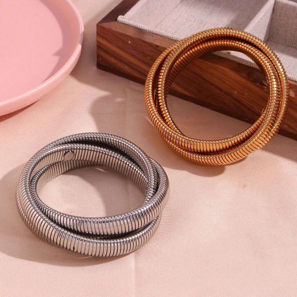 Minimalist Cuff Bangle Set