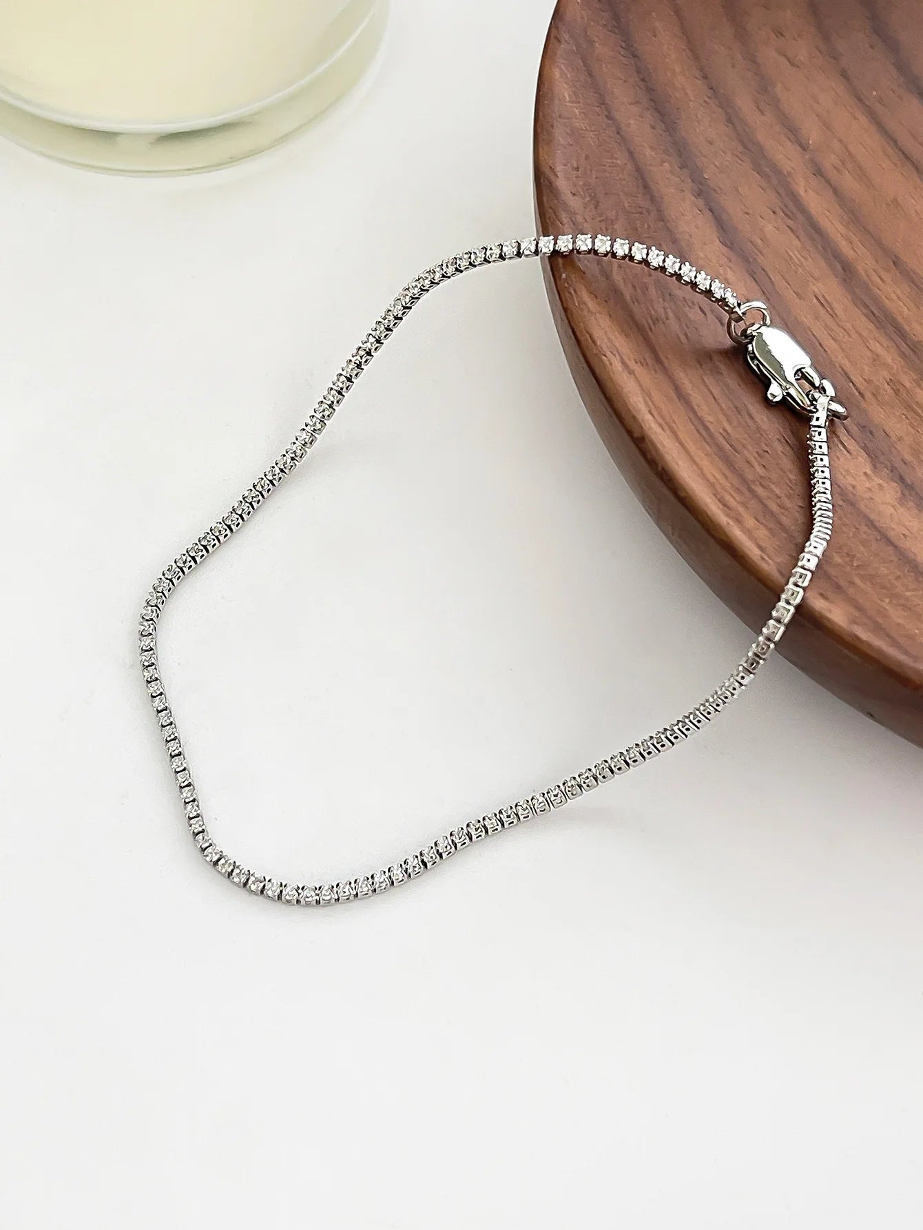Elegant Zircon Tennis Chain Necklace