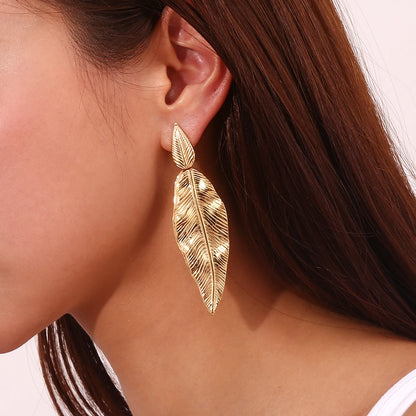 Elegant Botanical Drop Earrings