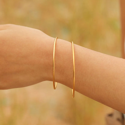 Thin Minimalist Bangle Bracelet