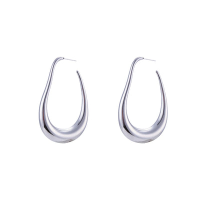 Large Geometric Hoop Earrings