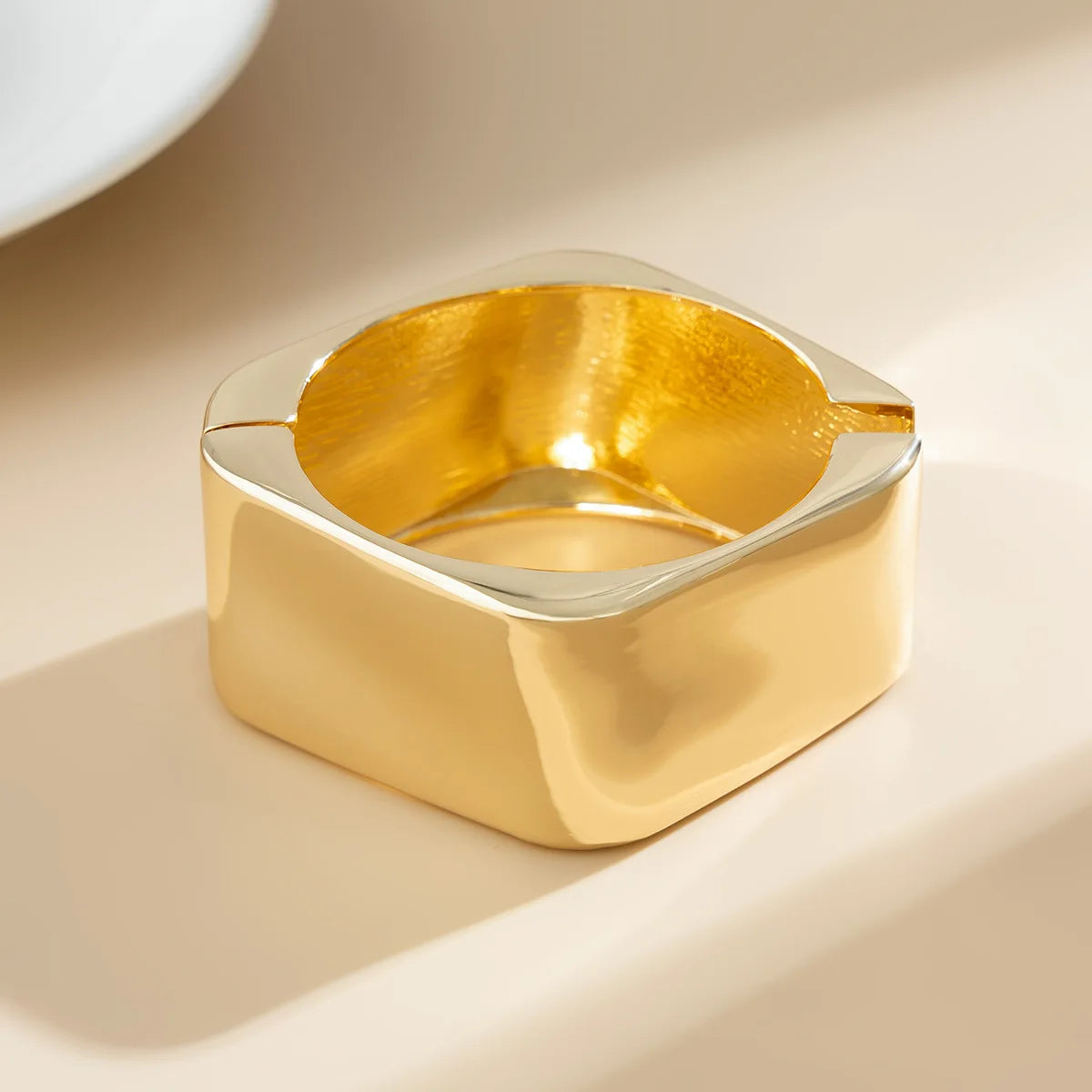 Bold Sculptural Cuff Bangle