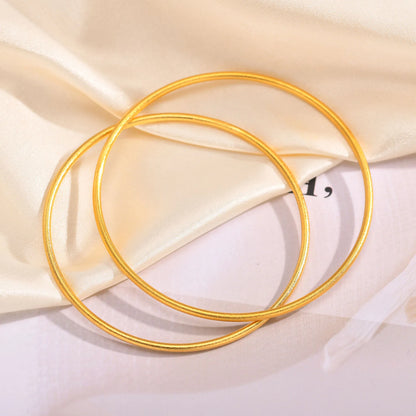 Thin Minimalist Bangle Bracelet