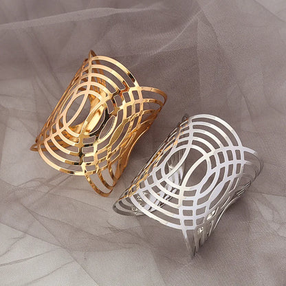 Exaggerated Wide Cuff Bangle