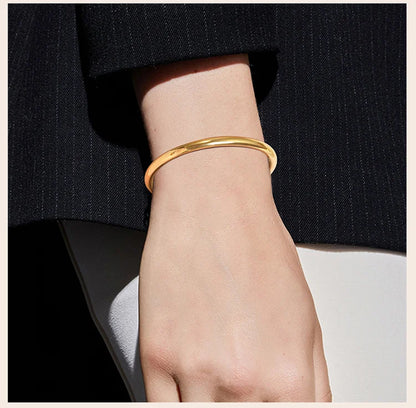 3mm Round Stackable Bangle Bracelet