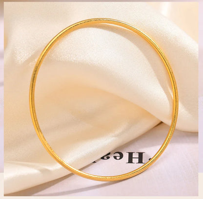 Thin Minimalist Bangle Bracelet