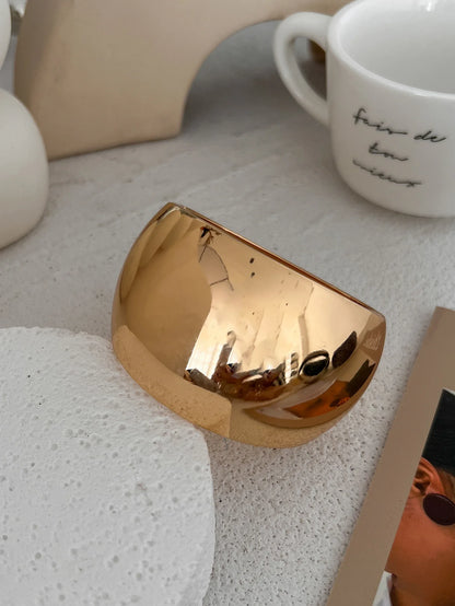 Bold Wood & Resin Geometric Bangles