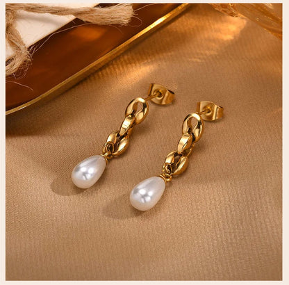Pearl Drop Earrings