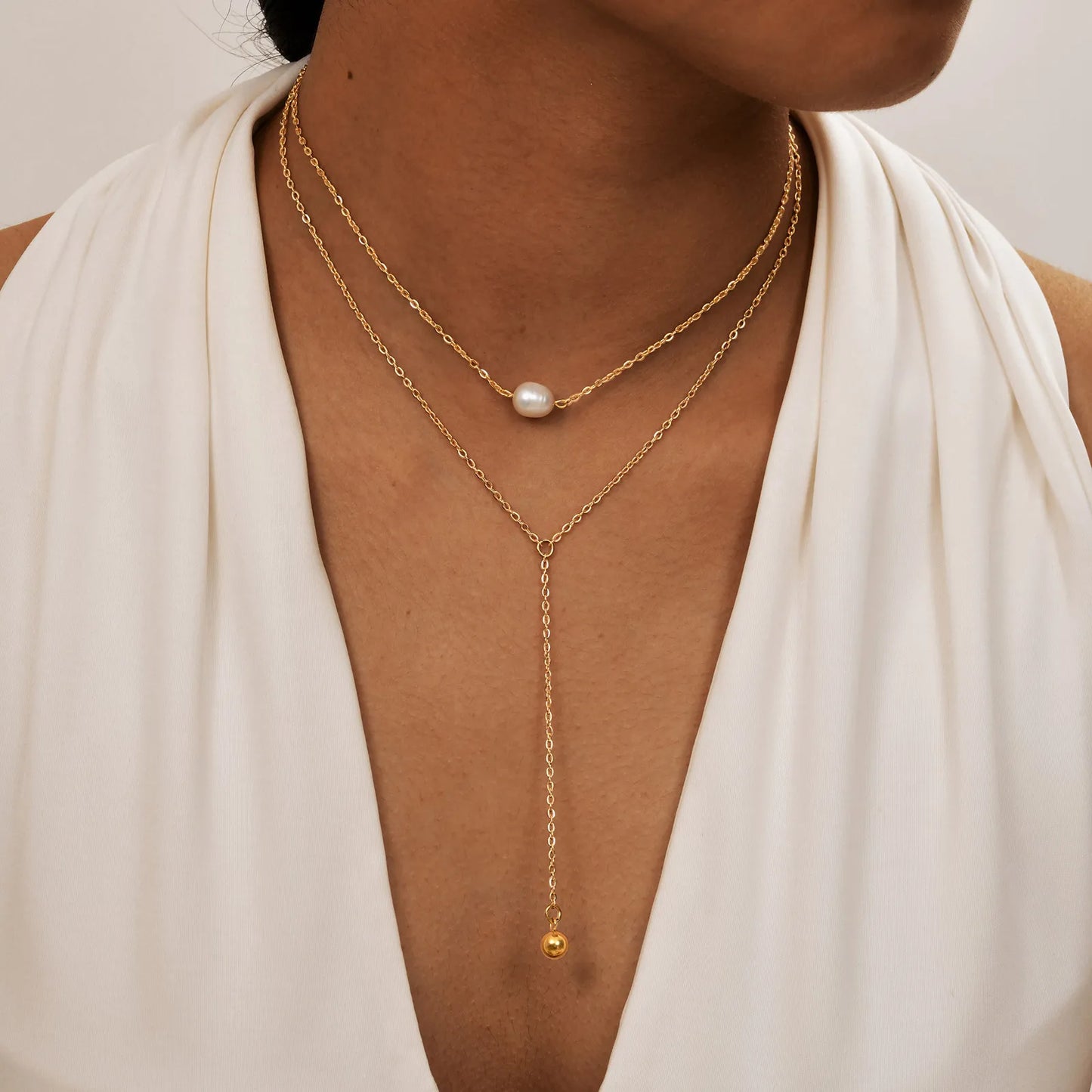 Layered Lariat Necklace