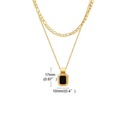 Square Pendant Necklace