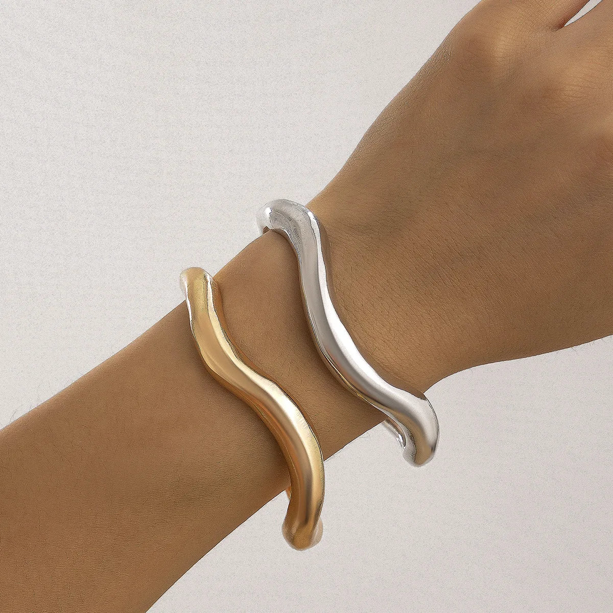 Geometric Wrangle Cuff Bangle