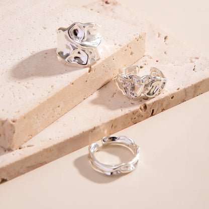 Exaggerated Punk Irregular Ring Set