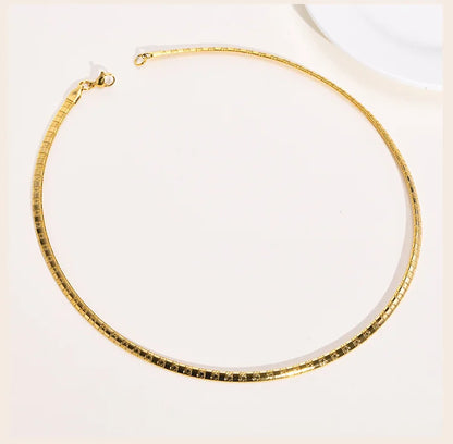 Torque Tarnish-Resistant Collar Necklace