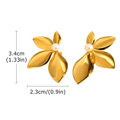 4 Leaf Stud Earrings