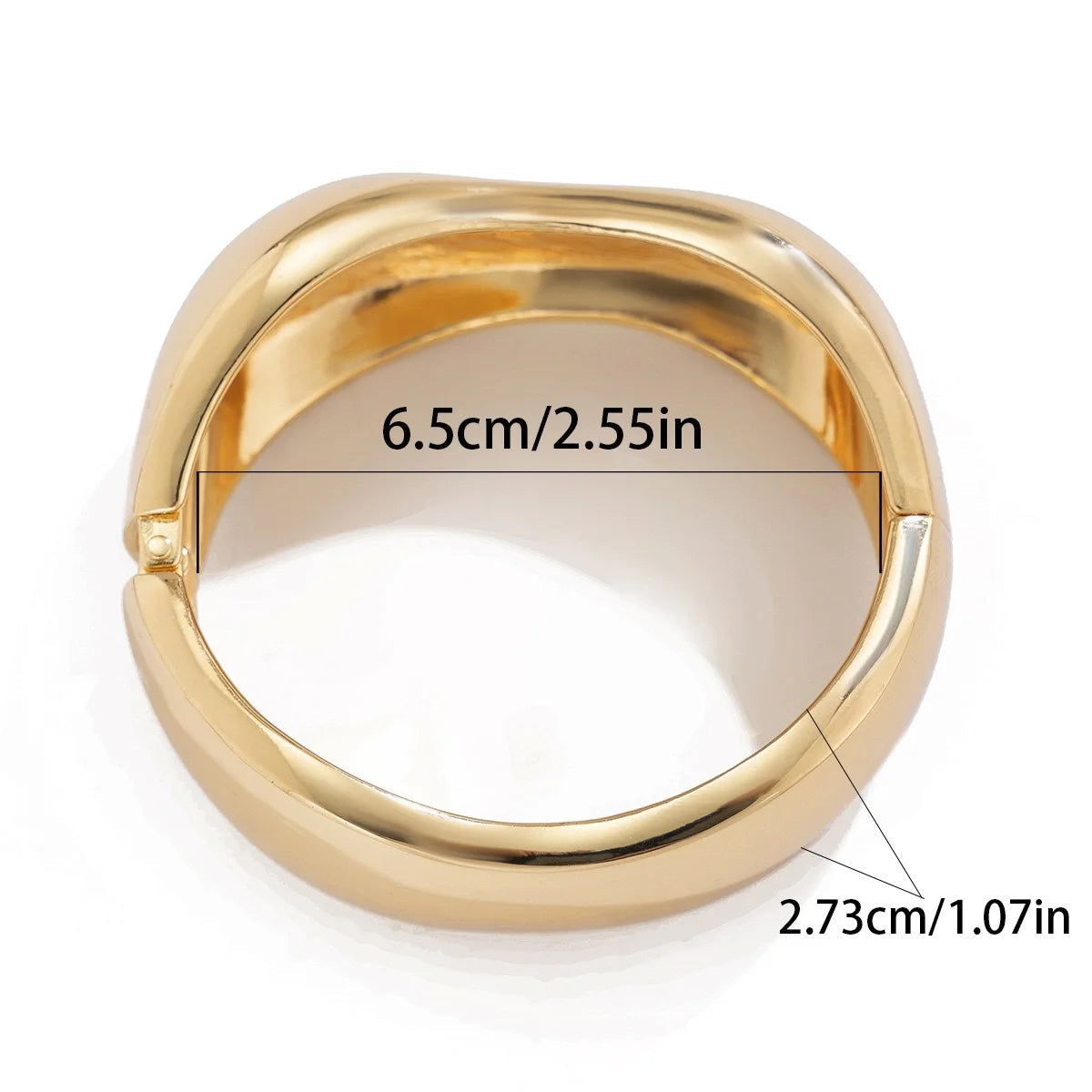Bold Geometric Cuff Bangle