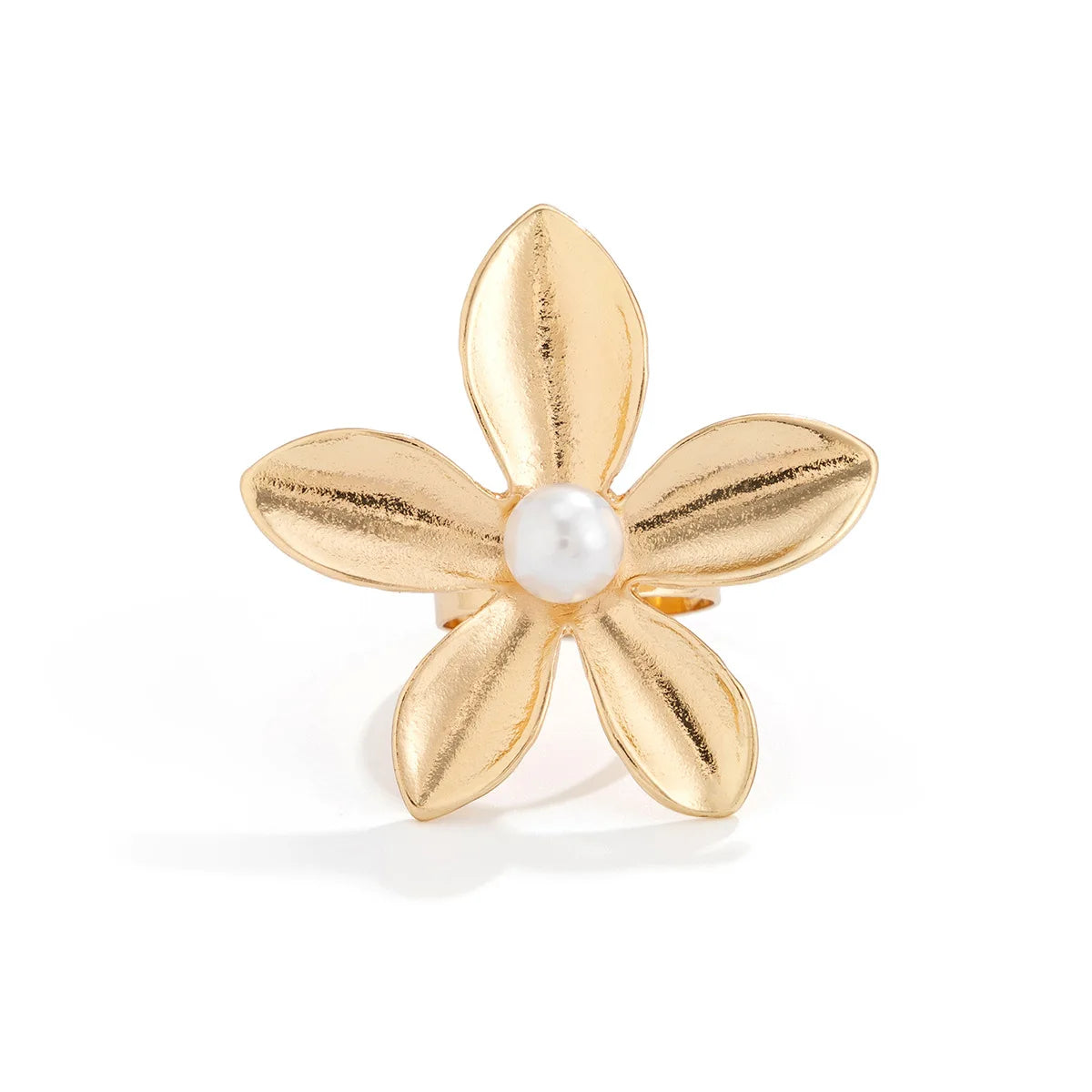 Irregular Pearl Statement Ring
