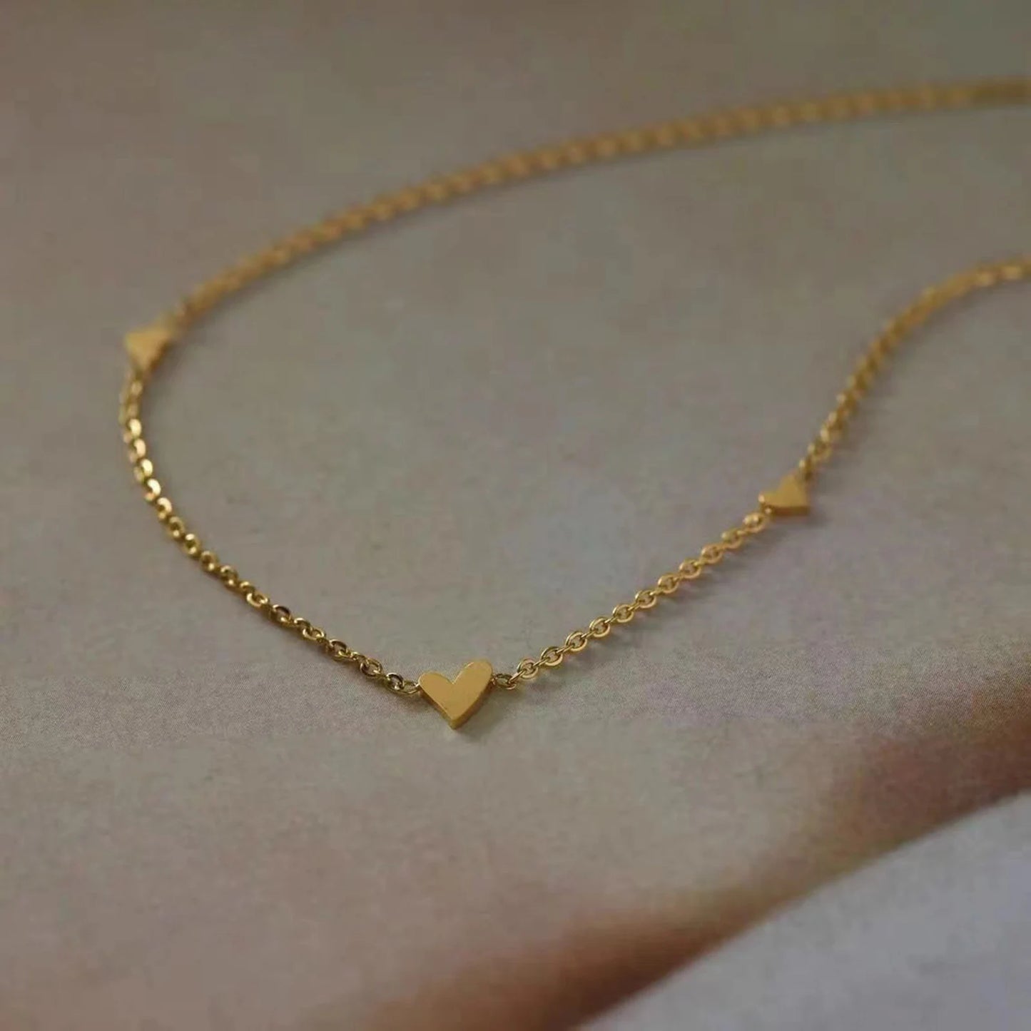 Heart Clavicle Necklace