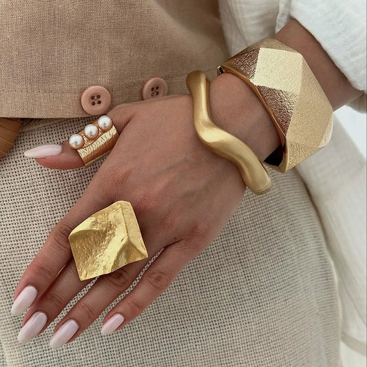 Roman-Inspired Statement Bangle