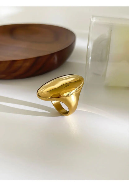 Neo-Gothic High-Polish Dome Ring