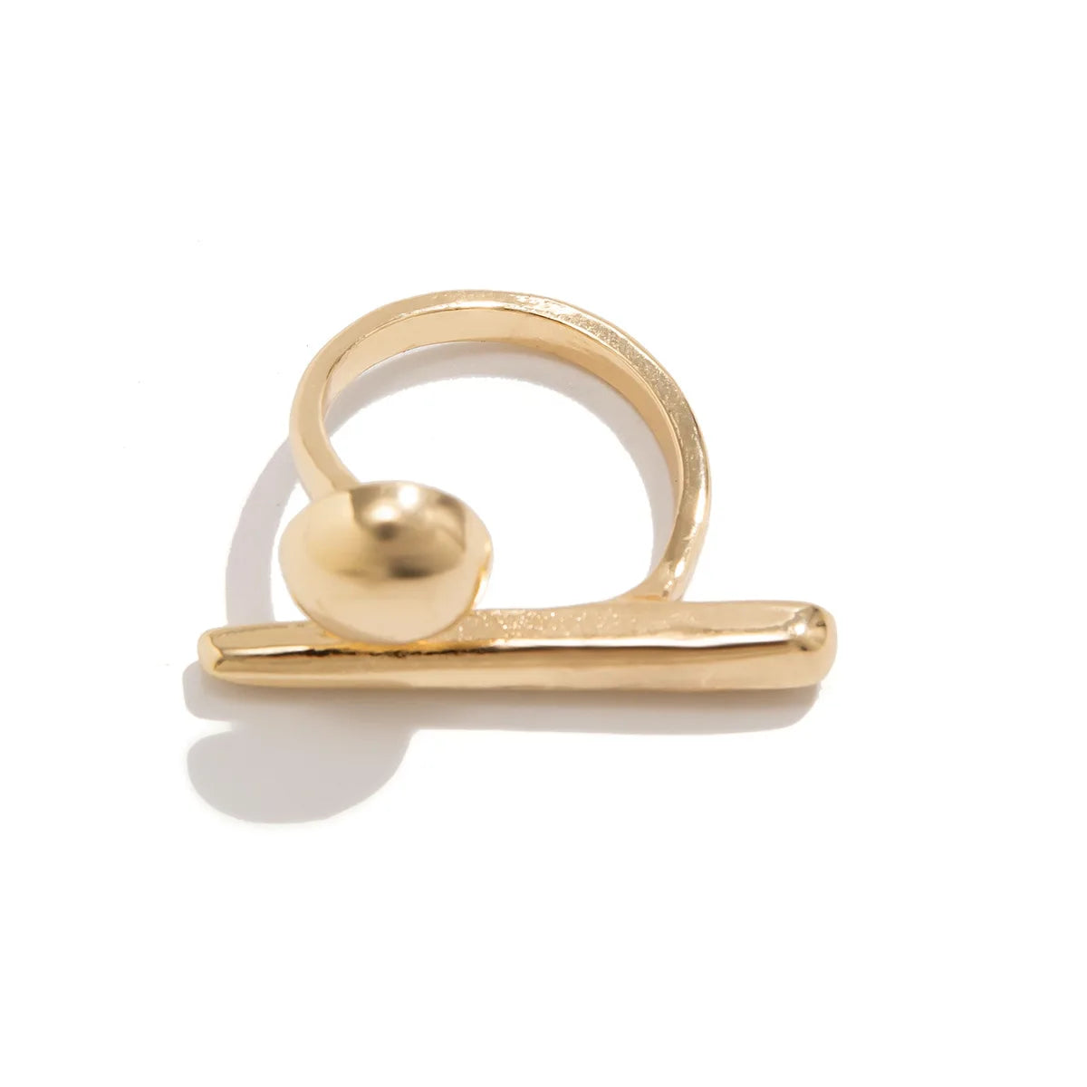 Minimalist Geometric Knuckle Ring