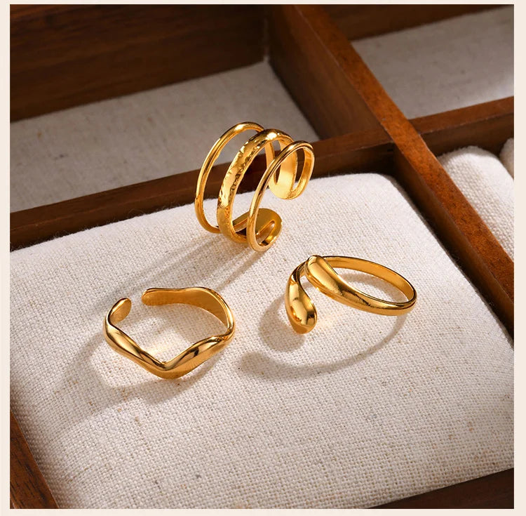 Open Stackable Knuckle Ring