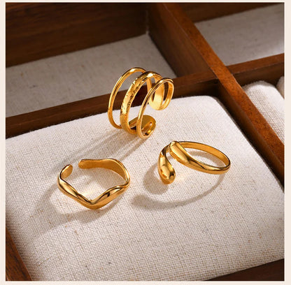Open Stackable Knuckle Ring