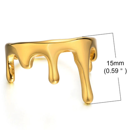 Dripping & Pouring Statement Ring
