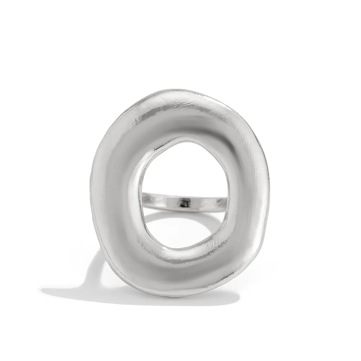 Bold Irregular Metal Statement Ring