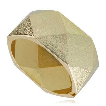 Statement Geometric Wide Cuff Bangle