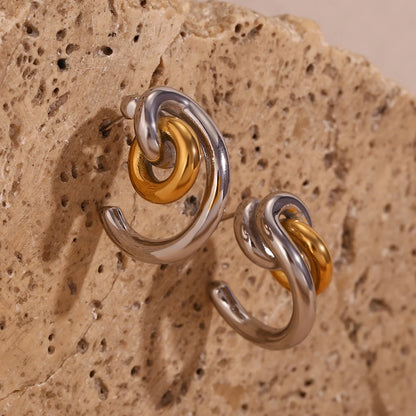 Irregular Statement Drop Earrings