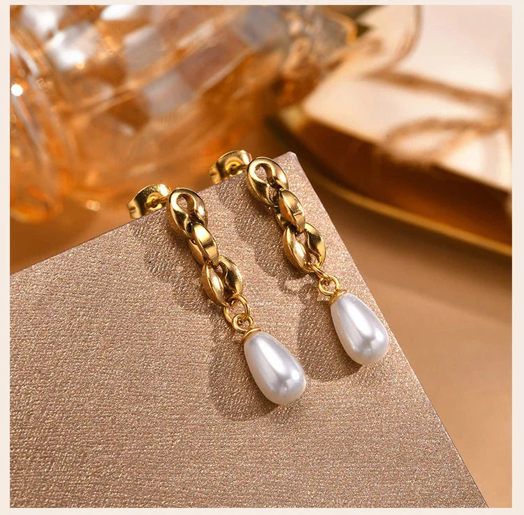 Pearl Drop Earrings