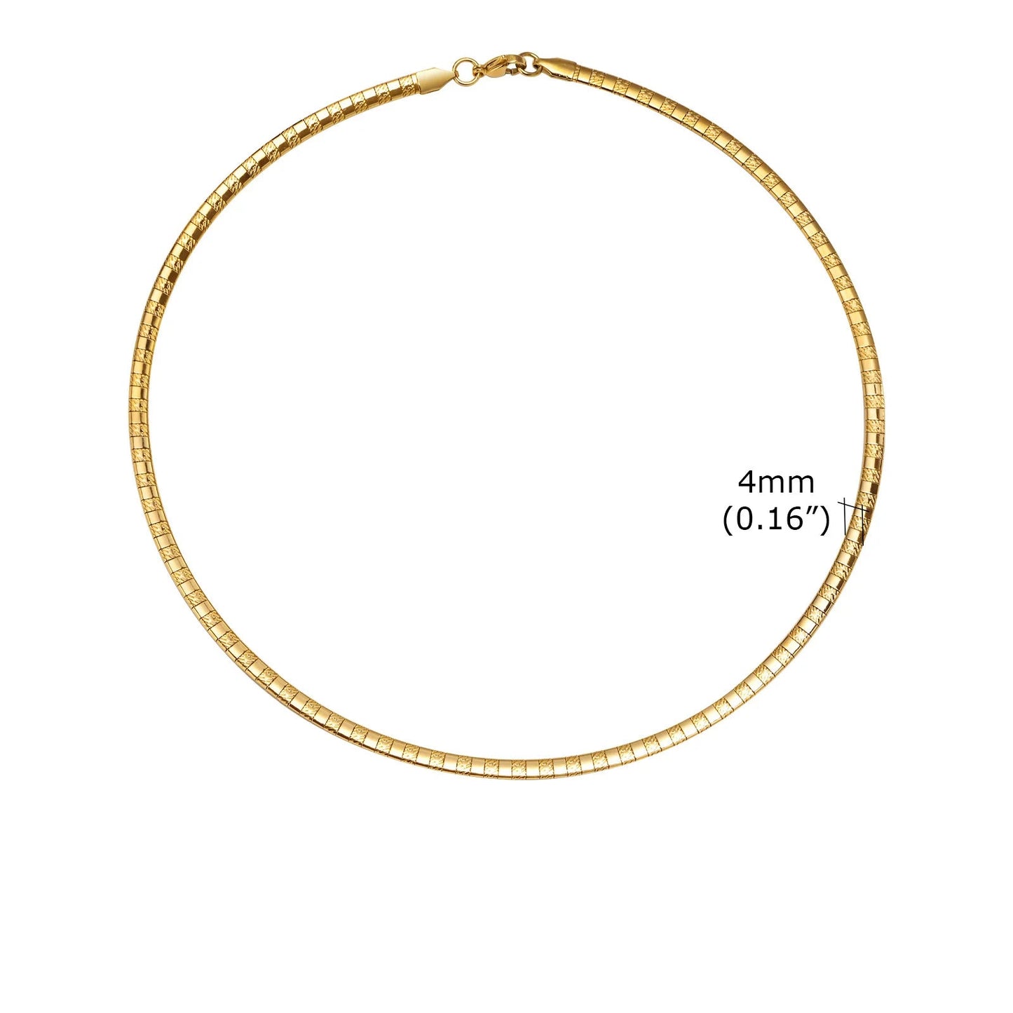 Torque Tarnish-Resistant Collar Necklace