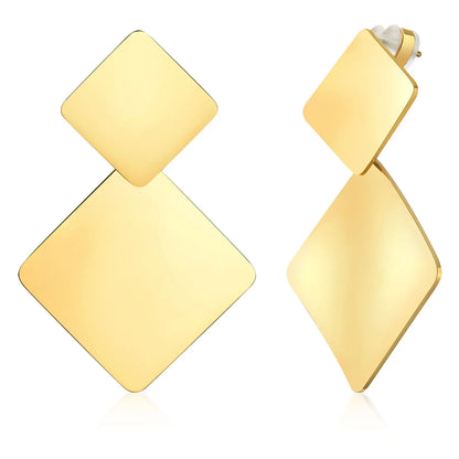 Geometric Drop Dangle Earrings