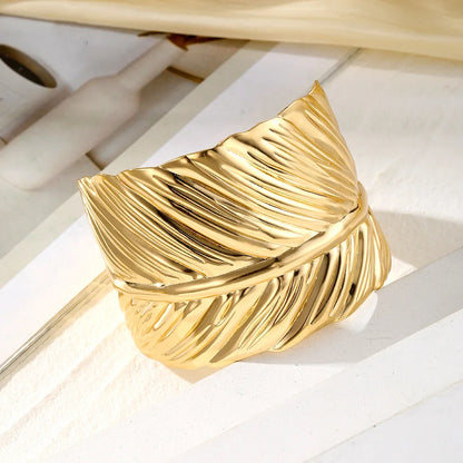 Leaf Cuff Bangle