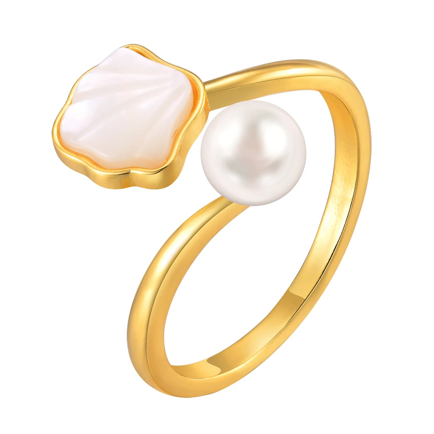 Four-Pointed Star Statement Ring