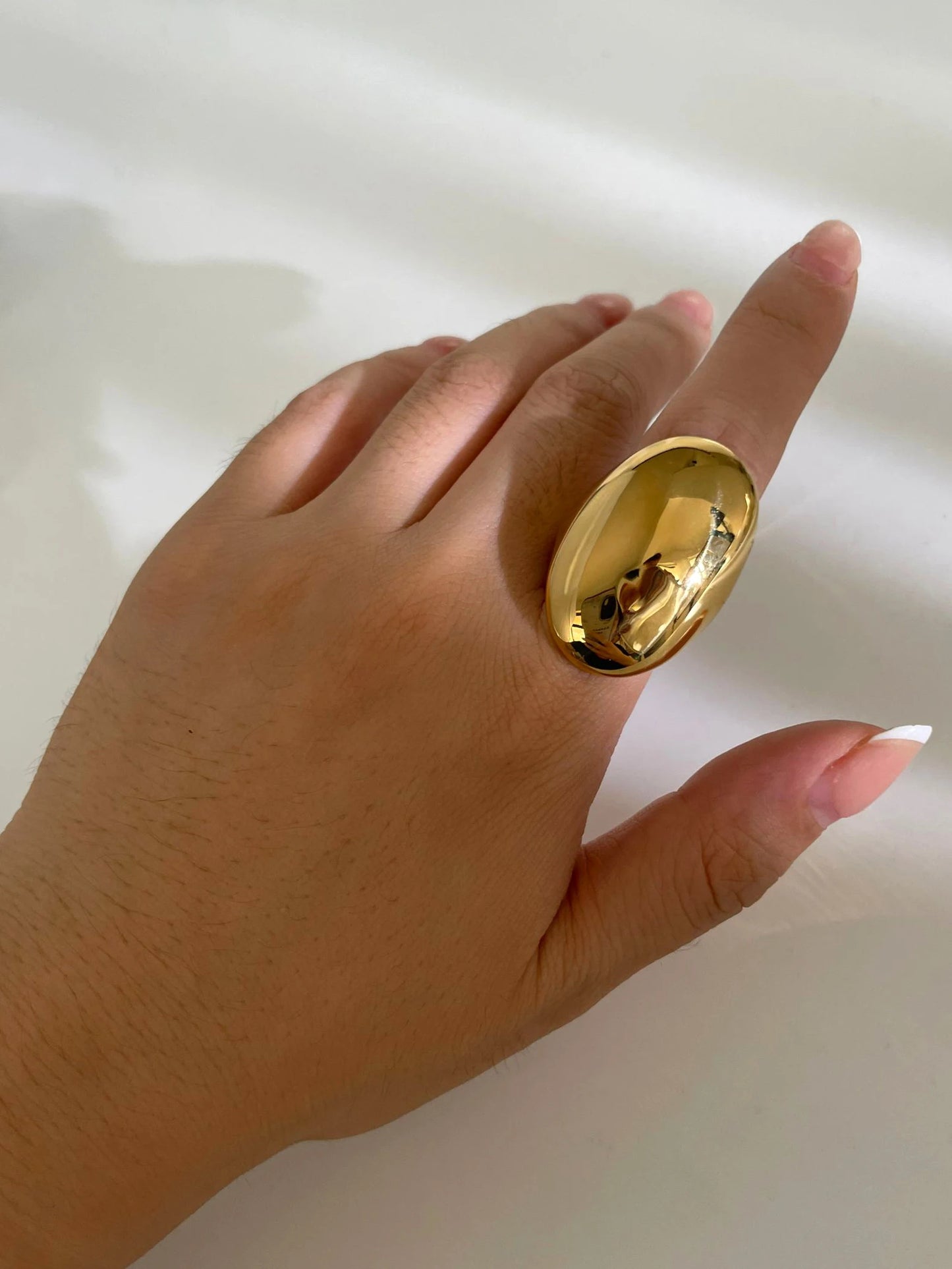 Neo-Gothic High-Polish Dome Ring
