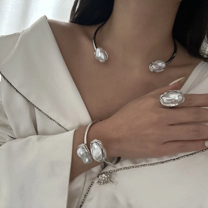 Baroque Pearl Jewelry Set