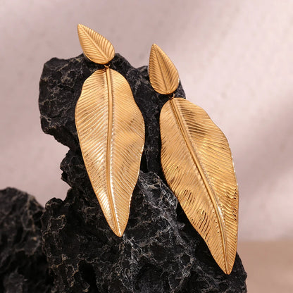 Elegant Botanical Drop Earrings