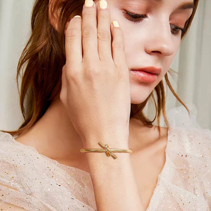 Knotted Cuff Bracelet